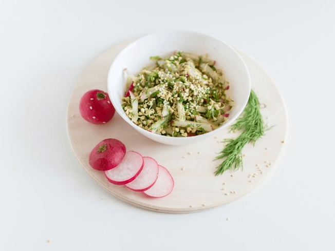 Sarracene wheat with vegetables