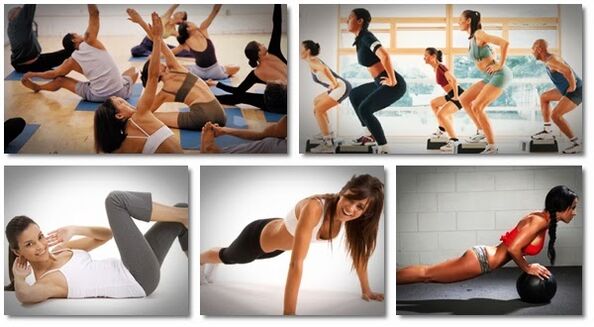 Losing weight exercises