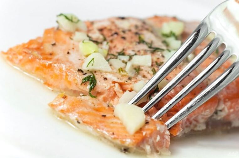 Salmon fillet for a protein day Favorite diet