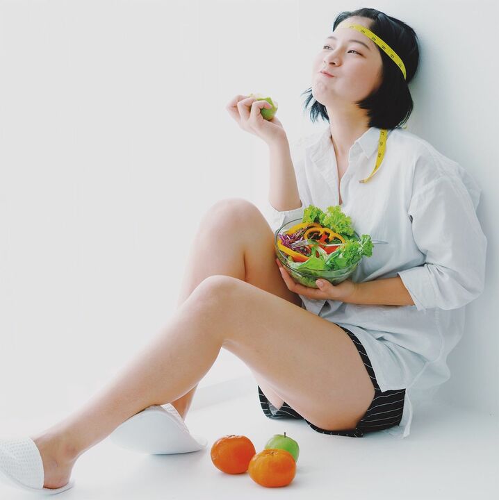 fresh vegetable salad plate japanese diet slimming